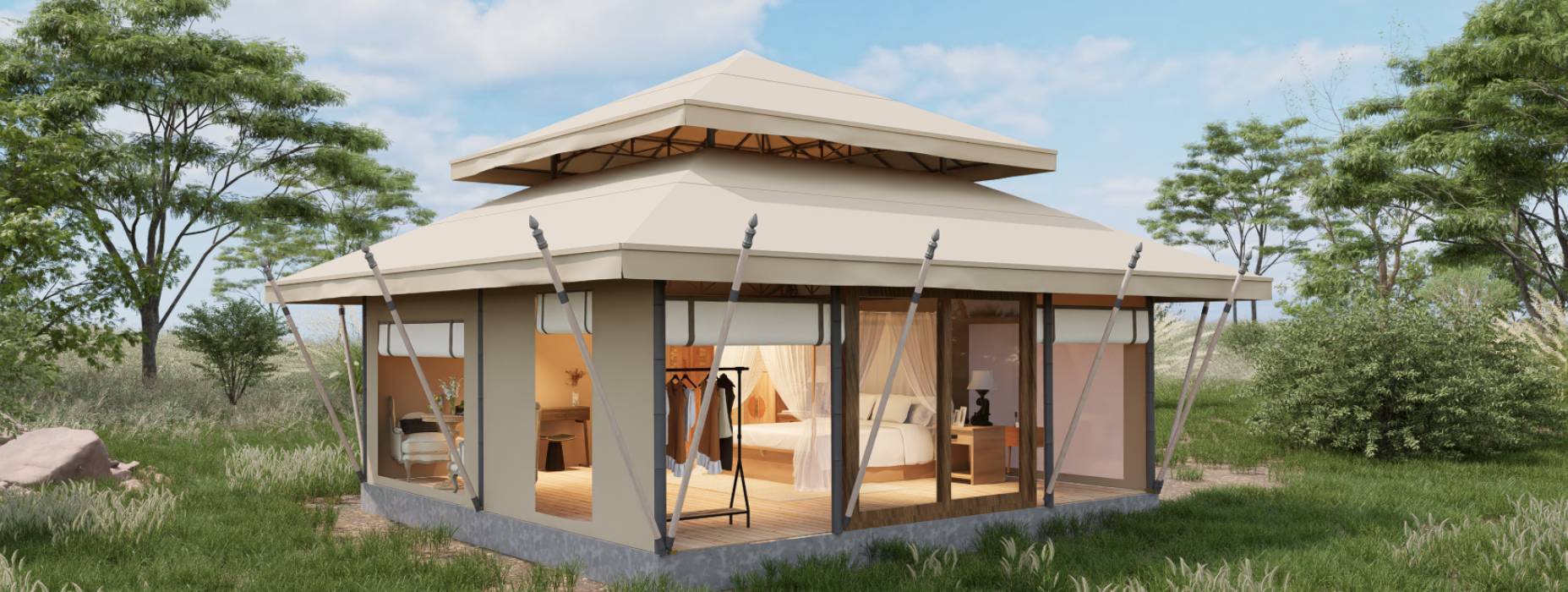 江岸区户外野奢帐篷